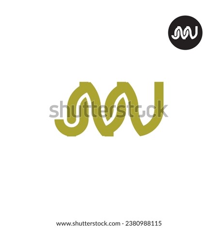 Letter JNN Monogram Logo Design