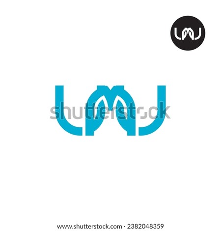 Letter UMU Monogram Logo Design