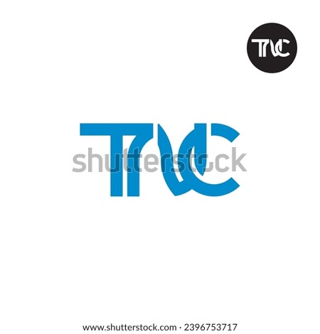 Letter TNC Monogram Logo Design