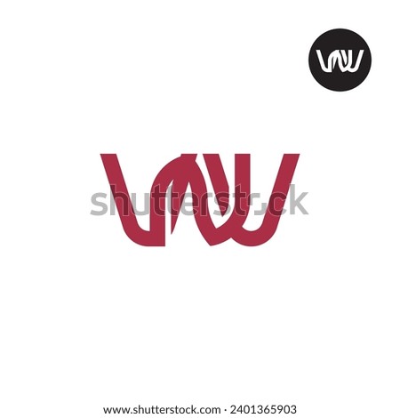 Letter VNV Monogram Logo Design