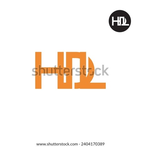 Letter HDL Monogram Logo Design