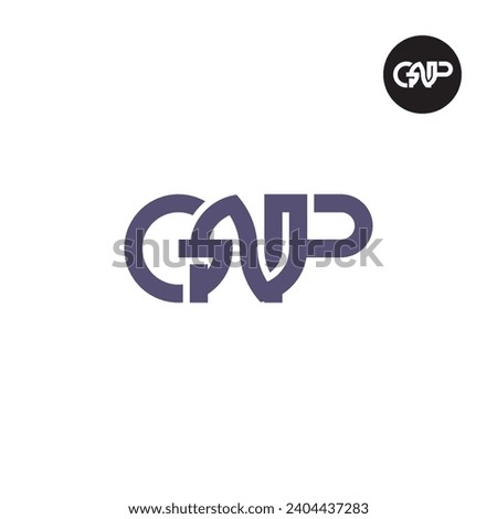 Letter GNP Monogram Logo Design