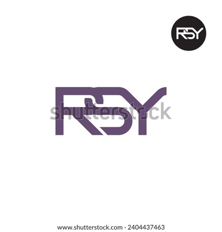 Letter RSY Monogram Logo Design