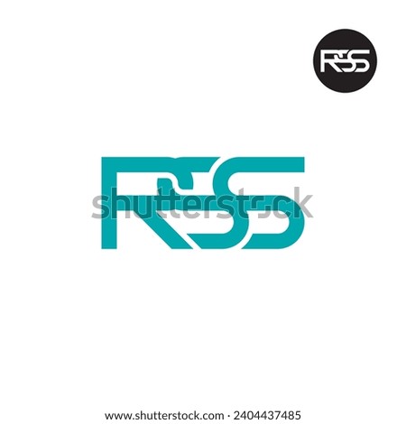 Letter RSS Monogram Logo Design