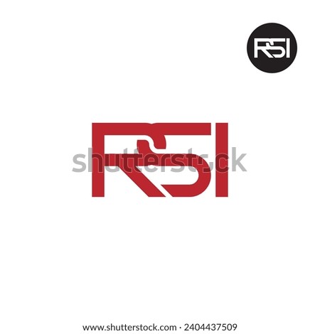 Letter RSI Monogram Logo Design