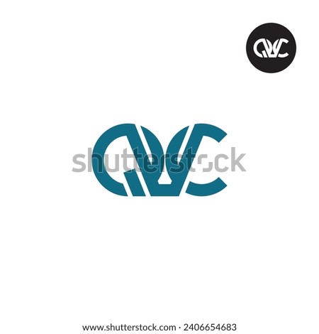 Letter QVC Monogram Logo Design