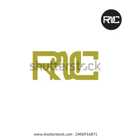 Letter RNC Monogram Logo Design