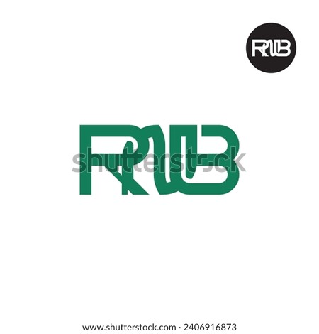 Letter RNB Monogram Logo Design