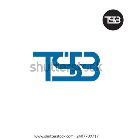 Letter TSB Monogram Logo Design