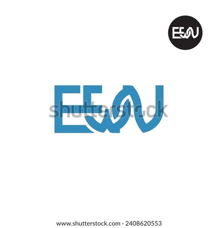 Letter EWN Monogram Logo Design