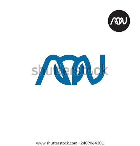 Letter AON Monogram Logo Design