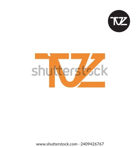 Letter TVZ Monogram Logo Design
