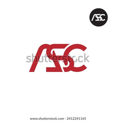 Letter ASC Monogram Logo Design