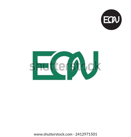 Letter EON Monogram Logo Design