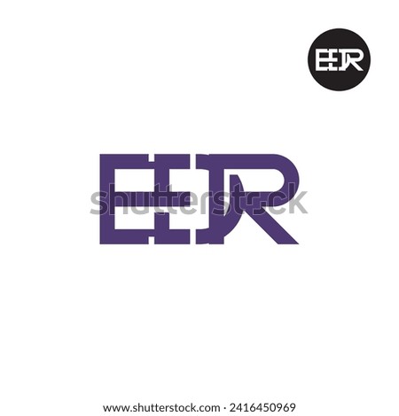 Letter EDR Monogram Logo Design