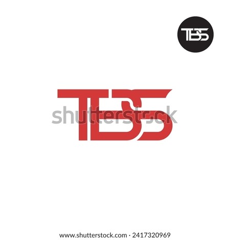 Letter TBS Monogram Logo Design