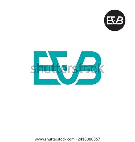 Letter EVB Monogram Logo Design