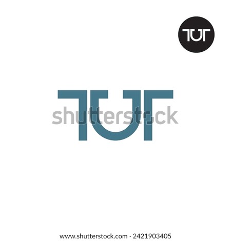 Letter TUT Monogram Logo Design