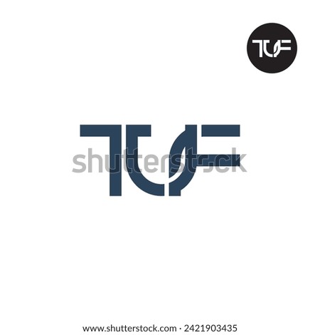 Letter TUF Monogram Logo Design