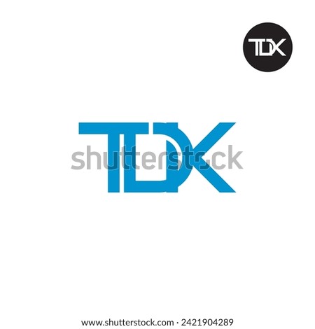 Letter TDK Monogram Logo Design