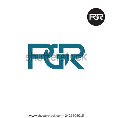 Letter PGR Monogram Logo Design