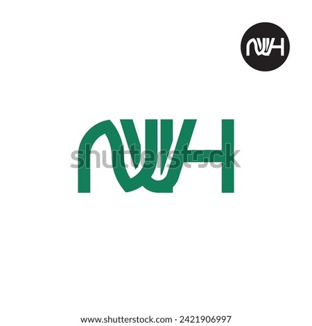 Letter NVH Monogram Logo Design