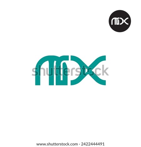 Letter MDX Monogram Logo Design