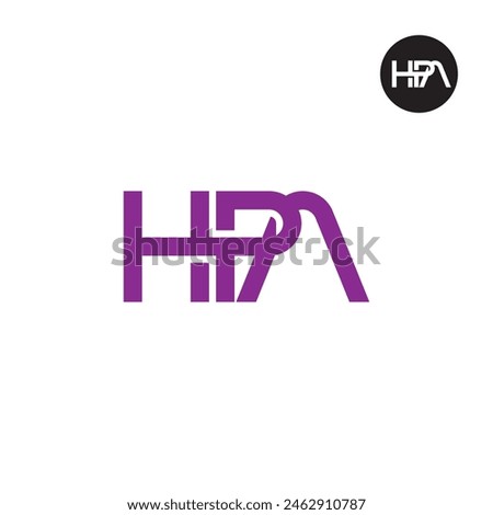 HPA Logo Letter Monogram Design