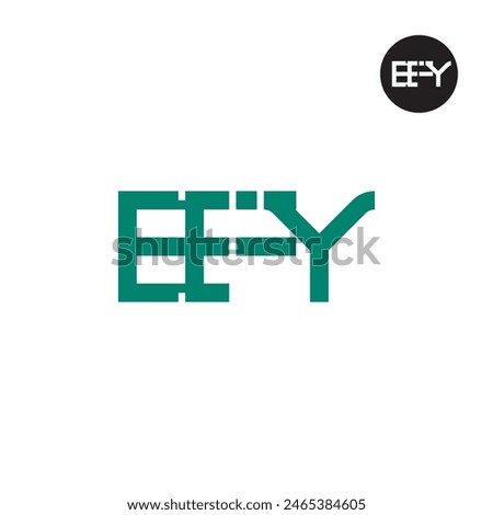 EFY Logo Letter Monogram Design