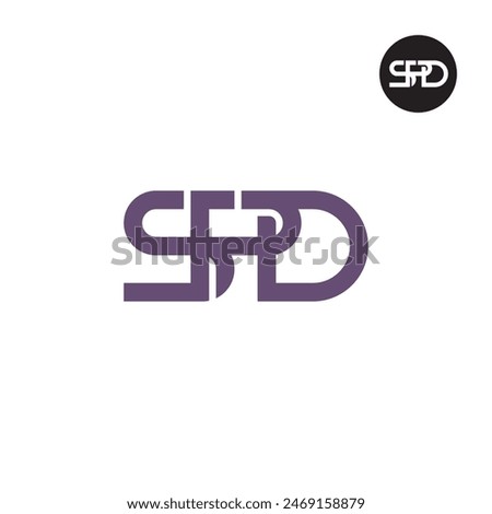 SPD Logo Letter Monogram Design