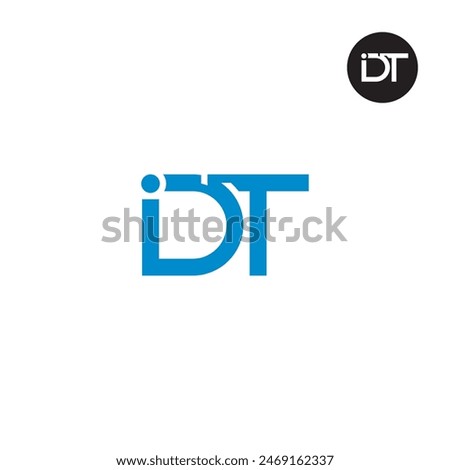 IDT Logo Letter Monogram Design