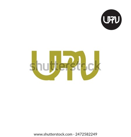 UPN Logo Letter Monogram Design