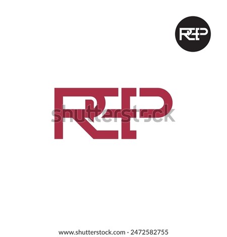 REP Logo Letter Monogram Design