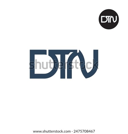 DTN Logo Letter Monogram Design