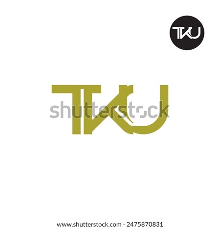 TKU Logo Letter Monogram Design