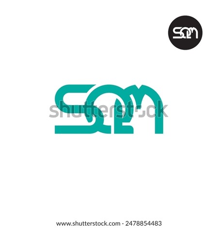 SQM Logo Letter Monogram Design