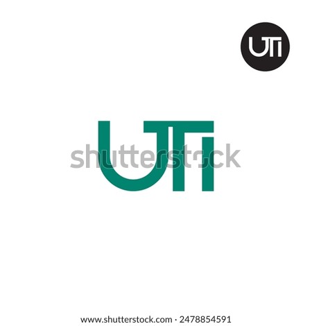 UTI Logo Letter Monogram Design