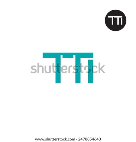 TTI Logo Letter Monogram Design