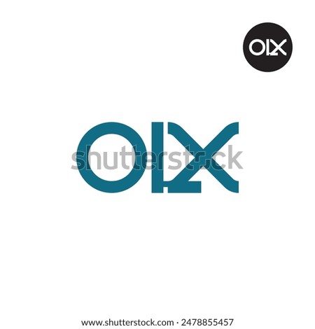 OLX Logo Letter Monogram Design