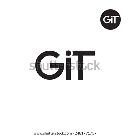 GIT Logo Letter Monogram Design
