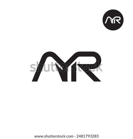 AYR Logo Letter Monogram Design