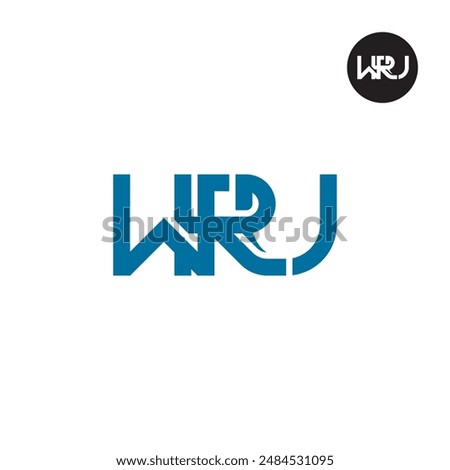 WRU Logo Letter Monogram Design