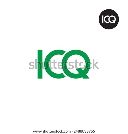 ICQ Logo Letter Monogram Design