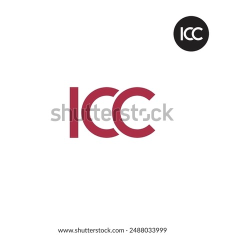 ICC Logo Letter Monogram Design