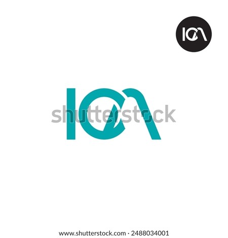 ICA Logo Letter Monogram Design