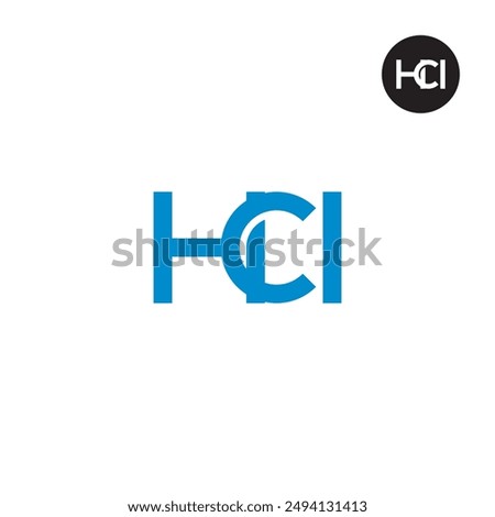 HCI Logo Letter Monogram Design