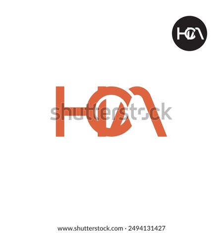 HCA Logo Letter Monogram Design