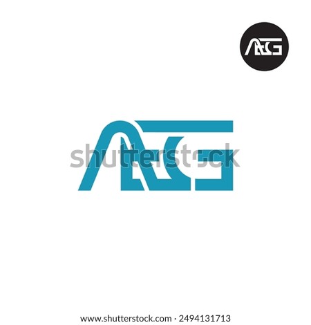 AEG Logo Letter Monogram Design Initials