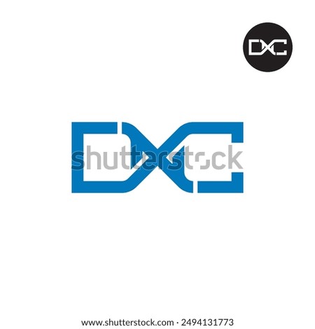 DXC Logo Letter Monogram Design Initials