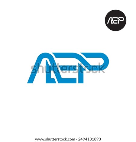 AEP Logo Letter Monogram Design